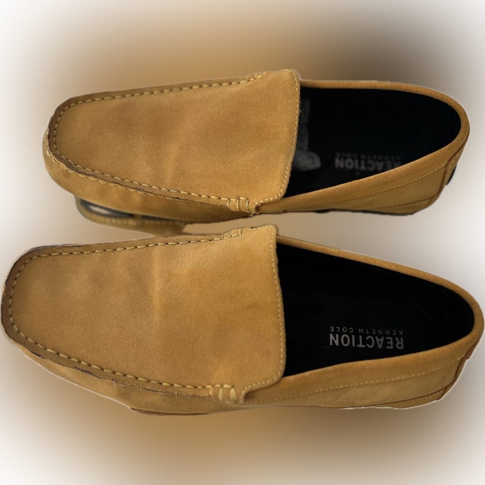 Kenneth Cole Reaction Men's World Hold On Loafer, Yellow, Sz 10.5. Yellow